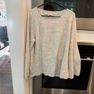 LOFT Light Gray Knit Top